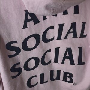 Anti Social Social Club Pink Hoodie